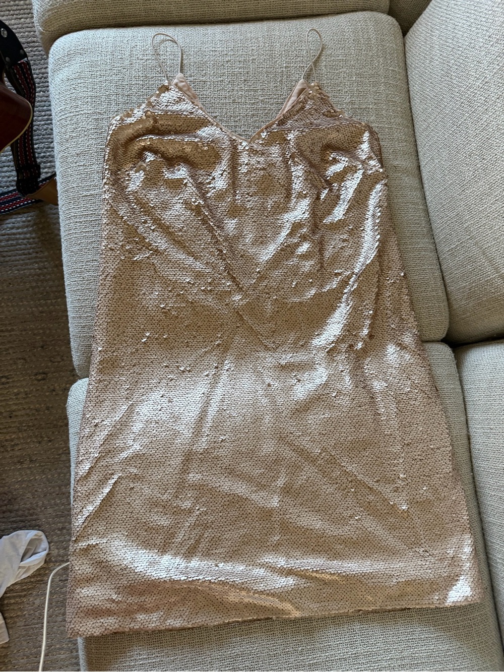ASOS Nude Slip Dress in Blush